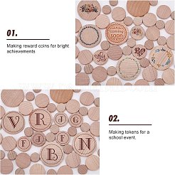 2Bag Beech Wooden Round Pieces&nbsp;WOOD-NB0002-77