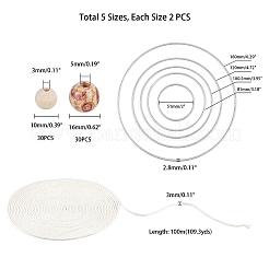 DIY Woven Net/Web Shape Home Decorate Makings&nbsp;DIY-PH0027-05
