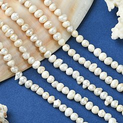 Natural Cultured Freshwater Pearl Beads Strands&nbsp;PEAR-N013-05H