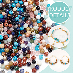 650Pcs 26 Styles Natural & Synthetic Mixed Gemstone Beads&nbsp;G-NB0004-48