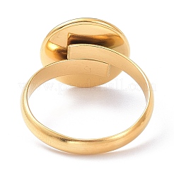 Ion Plating(IP) 304 Stainless Steel Finger Rings Components&nbsp;STAS-P291-02B-G