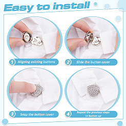 6Pcs Zinc Alloy Cufflinks&nbsp;BUTT-ME0001-36A