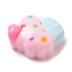 Opaque Resin Decoden Cabochons&nbsp;RESI-C036-04C