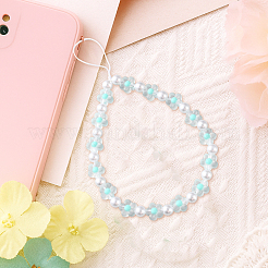 4Pcs 2 Colors Resin Mobile Straps&nbsp;AJEW-GO0002-55