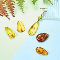 5Pcs Natural Amber Pendants&nbsp;G-SZ0002-38