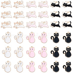 60Pcs 6 Styles Alloy Enamel Pendants&nbsp;ENAM-TA0002-73