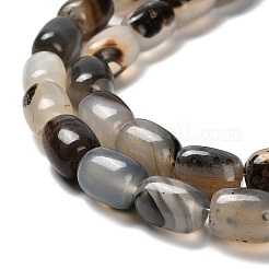 Natural Banded Agate Beads Strands&nbsp;G-D317-A01-07