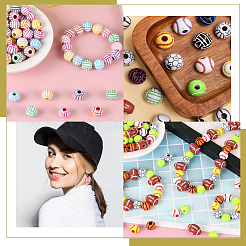 200Pcs Opaque Acrylic Beads&nbsp;OACR-SP0001-63