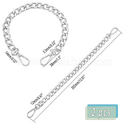Aluminum Curb Chain Bag Shoulder Straps&nbsp;FIND-PH0010-39P