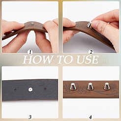 30Pcs Alloy Cone Rivets&nbsp;FIND-GF0008-58P