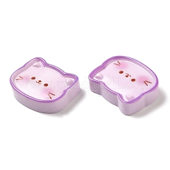 Cute Cartoon Animal Opaque Resin Cabochons&nbsp;RESI-C034-05E