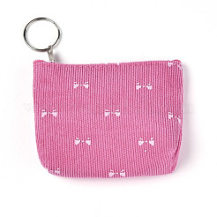 Bowknot Pattern Corduroy Wallets&nbsp;AJEW-N003-25