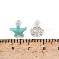 925 Sterling Silver Cubic Zirconia Stud Earrings&nbsp;EJEW-F394-02P