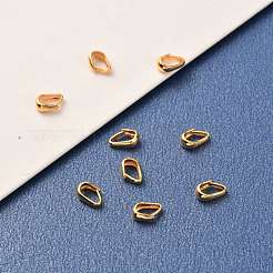 Brass Snap on Bails&nbsp;KK-F824-106G