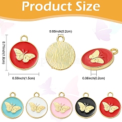 20Pcs Alloy Enamel Pendants&nbsp;FIND-YW0010-99