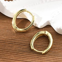 Brass Huggie Hoop Earrings&nbsp;EJEW-C502-11G