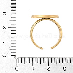 304 Stainless Steel Cuff Ring Settings&nbsp;STAS-E202-02F-G