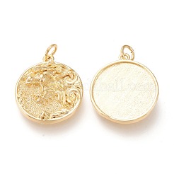 Brass Pendants&nbsp;ZIRC-I044-32G