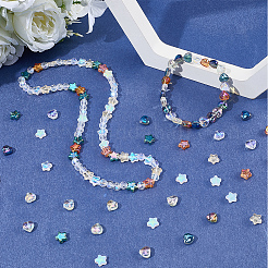 200Pcs 10 Styles Electroplate Glass Beads&nbsp;EGLA-SC0001-53