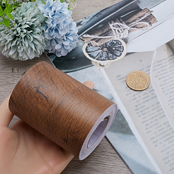 1 Roll PVC Imitation Wood Grain Adhesive Tape&nbsp;DIY-GF0008-40B