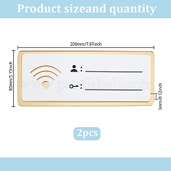 Acrylic WIFI Sign Stickers&nbsp;AJEW-WH0314-586