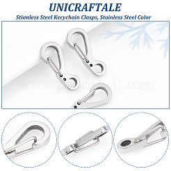 201 Stianless Steel Kecychain Clasps&nbsp;STAS-UN0039-76P
