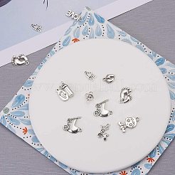 Mixed Tibetan Style Alloy Pendants&nbsp;TIBEP-NB0001-21AS