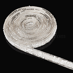 Hotfix Rhinestone Ribbon Trimming&nbsp;DIY-TAC0051-002D-1
