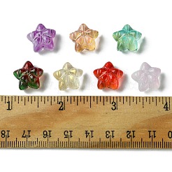 35Pcs 7 Colors Transparent Glass Beads&nbsp;GLAA-FS0001-77