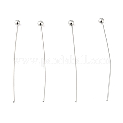 Brass Head Pins&nbsp;KK-H258-09B-S
