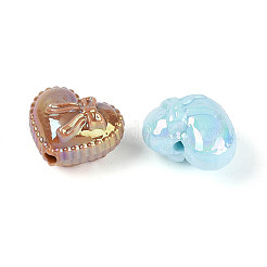 UV Plating Opaque Acrylic Beads&nbsp;SACR-T018-07M