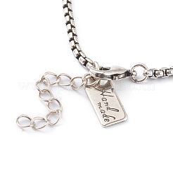 Brass Box Chain Bracelets&nbsp;BJEW-H537-02AS