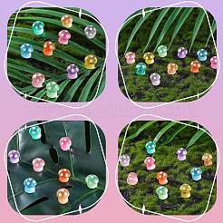 100Pcs 10 Colors Mushroom Luminous Resin Display Decorations&nbsp;RESI-SZ0003-46
