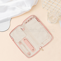 PU Leather Jewelry Zipper Bags&nbsp;ABAG-WH20001-41C