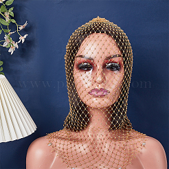 1Pc Polyester Fascinator Mesh Face Veil&nbsp;OHAR-FG0001-05B