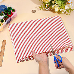 2 Yards Polycotton Stripe Fabric&nbsp;AJEW-BC0011-04B