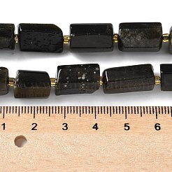 Natural Golden Sheen Obsidian Beads Strands&nbsp;G-N327-06-40