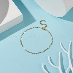 304 Stainless Steel Paperclip Anklets&nbsp;AJEW-AN00513