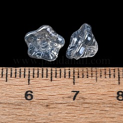 Electroplate Transparent Glass Beads&nbsp;GLAA-T025-81A-01