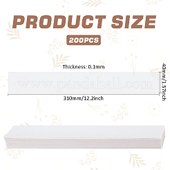 Translucent Tracing Paper Invitation Display Cards Belly Bands&nbsp;DIY-WH0430-427
