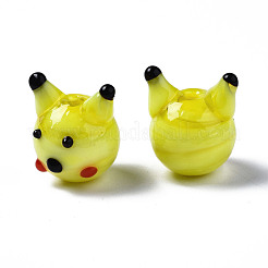 Handmade Bumpy Lampwork Beads Strands&nbsp;LAMP-Q031-005