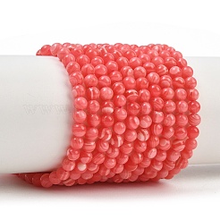 Dyed Synthetic Rhodochrosite Beads Strands&nbsp;GG-CBA0389-A03-4mm