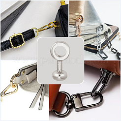 6Pcs Brass Zipper Insert Buckles&nbsp;KK-CY0001-04P
