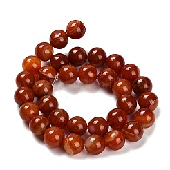 Dyed Natural Agate Beads Strands&nbsp;G-G203-10L-12mm