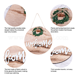Wooden Ornaments&nbsp;HJEW-WH0006-42