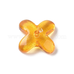 Transparent Glass Beads Caps&nbsp;GLAA-A011-12C