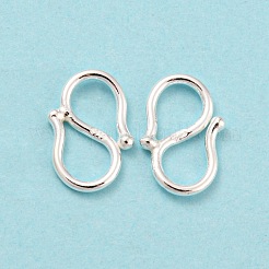 925 Sterling Silver S-Hook Clasps&nbsp;STER-K175-05S