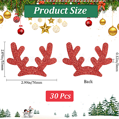 Christmas Theme Felt Fabrics Hair Accessories Findings&nbsp;FIND-WH20004-14B