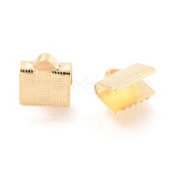 304 Stainless Steel Ribbon Crimp Ends&nbsp;STAS-H151-18G