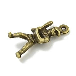 Tibetan Style Alloy Pendants&nbsp;TIBE-I026-6006AB